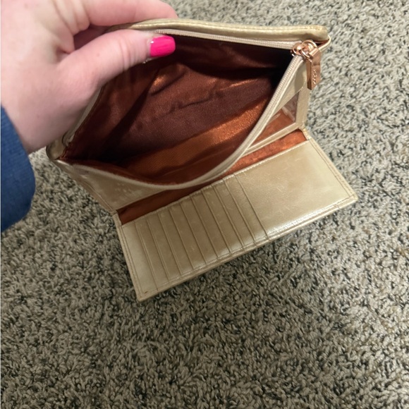 HOBO Gold Clutch Wallet - Picture 5 of 5